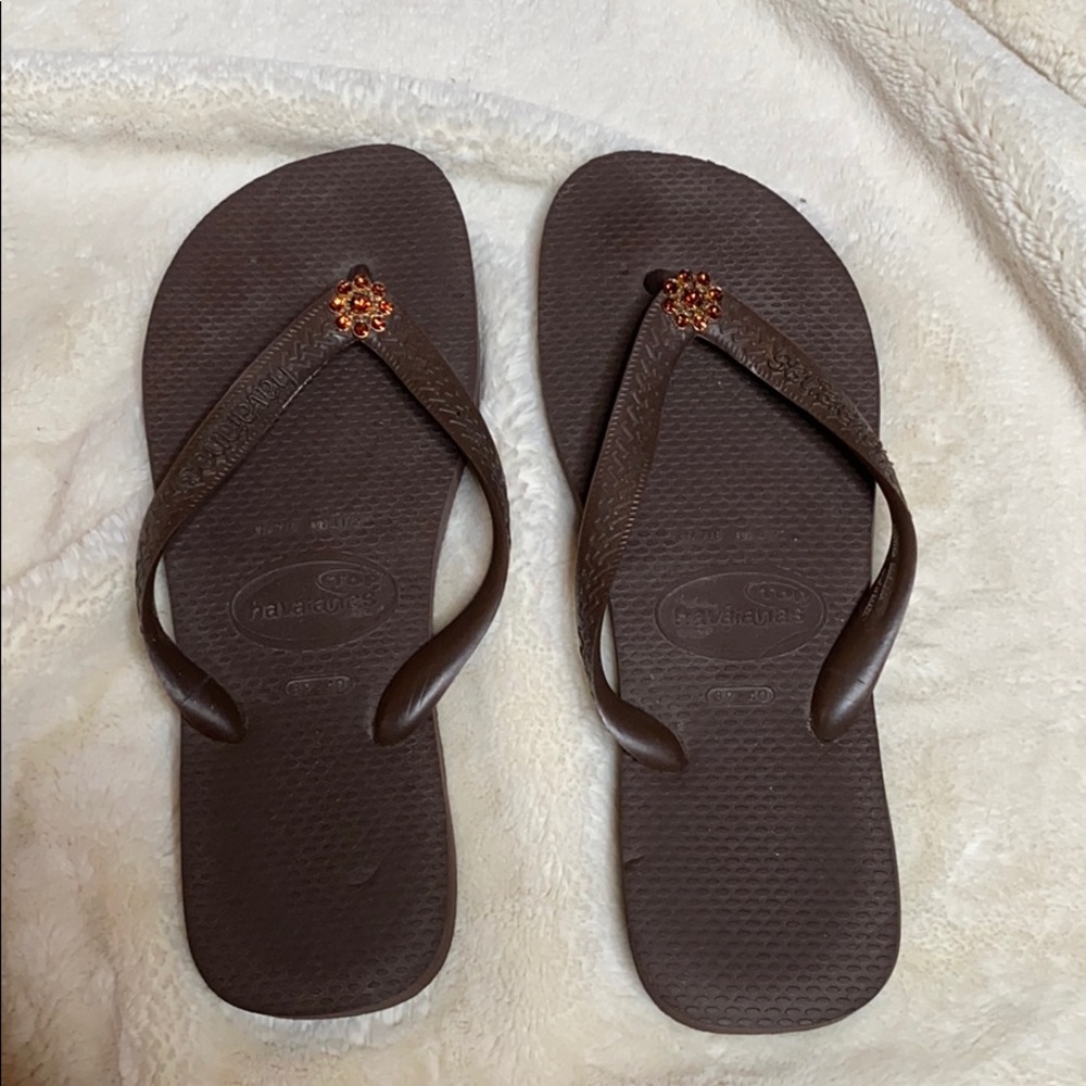 Havaianas rubber flip flops